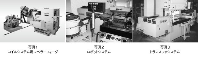 ニシダ精機製品ラインアップ